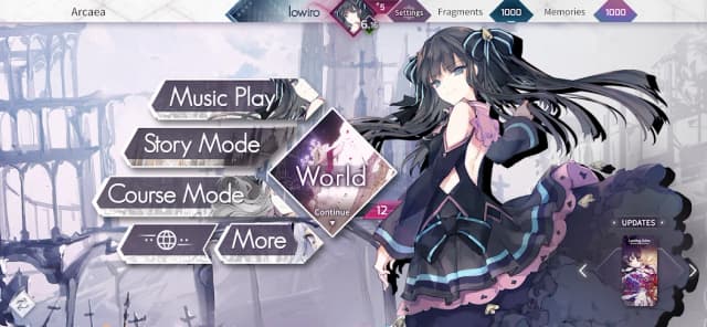 Arcaea - New Dimension Rhythm Game screenshot 1