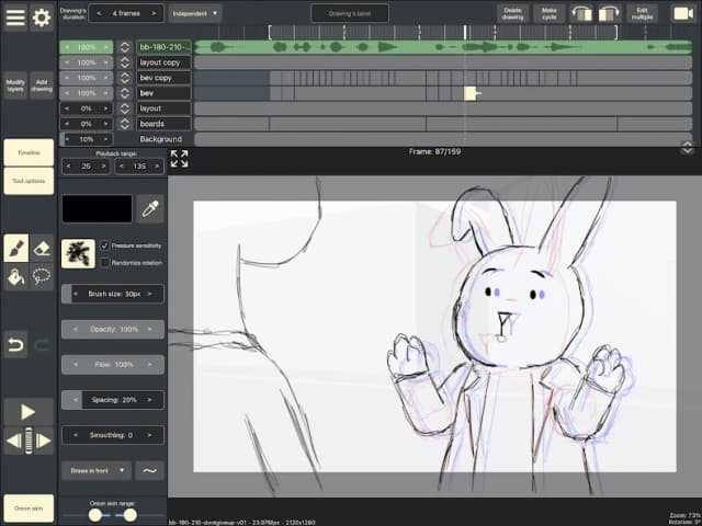 RoughAnimator – animation app APK screenshot 2