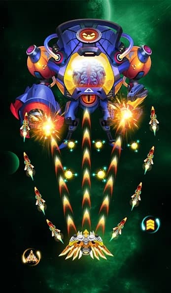 Space Shooter - Galaxy Attack (MOD, Unlimited Money) 2.005 screenshot 3