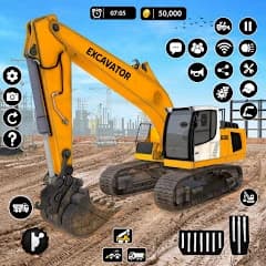 City Heavy Excavator: Construction Crane Pro 2018 icon