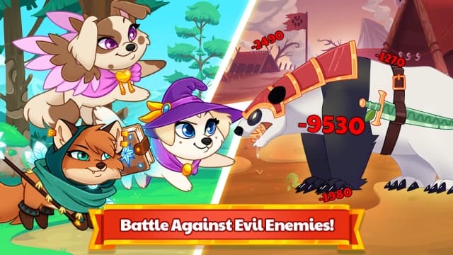 Dungeon Dogs - Idle RPG screenshot 4
