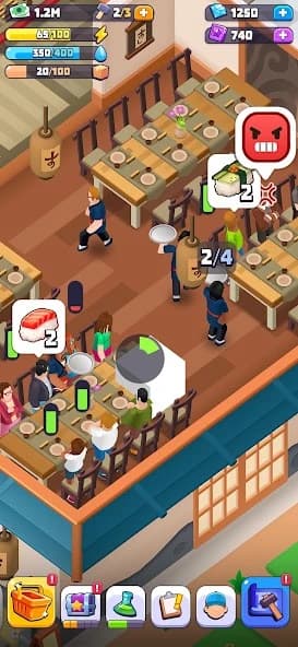 Sushi Empire Tycoon-Idle Game APK screenshot 5