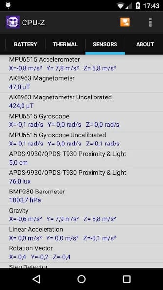 CPU-Z (Premium) 1.21 screenshot 6