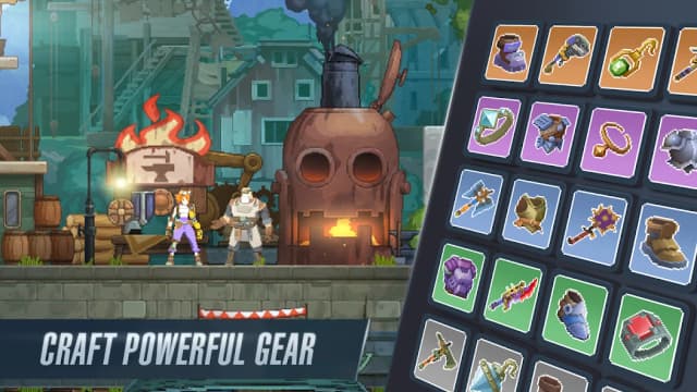 Driftfall: Pixel Action RPG APK screenshot 4