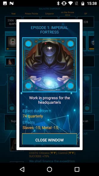 Galactic Emperor: space strategy & RPG, Sci-Fi screenshot 2