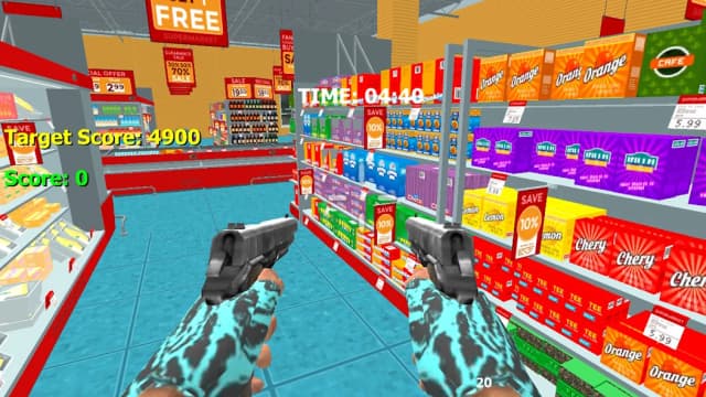 Granny Kick Neighbor: New Free Fun Shooting Games screenshot 2