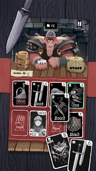 Card Crawl (MOD, unlocked) 2.2.1 screenshot 1