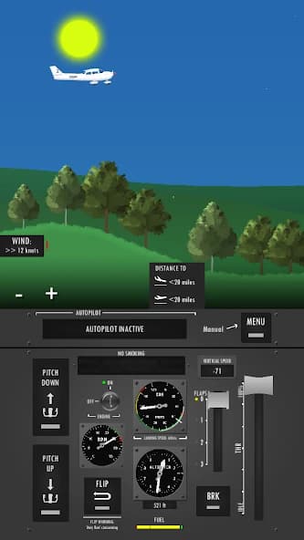 Flight Simulator 2d - realistic sandbox simulation screenshot 2