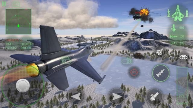 Fighter Jet Combat : Warzone APK screenshot 4