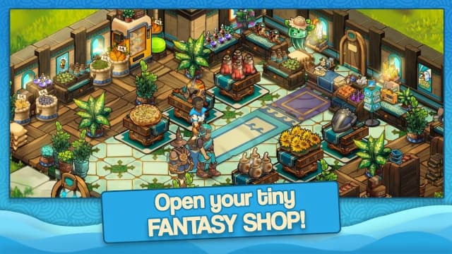 Tiny Shop: Idle Fantasy Shop Simulator screenshot 1