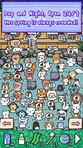 Animal Hot Springs - Relaxing with cute animals screenshot 3