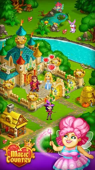 Magic City: fairy farm and fairytale country screenshot 1