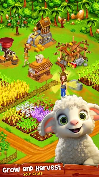 Paradise Hay Farm Island - Offline Game screenshot 1