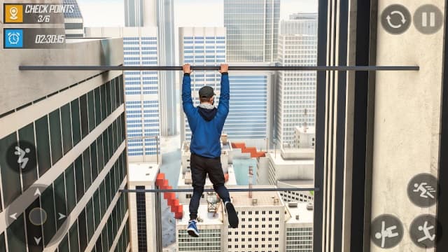 Only Going Up Parkour Rooftop APK screenshot 4