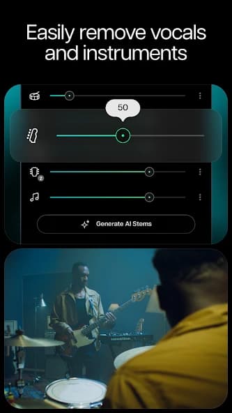 Moises: AI Music Editor APK screenshot 1
