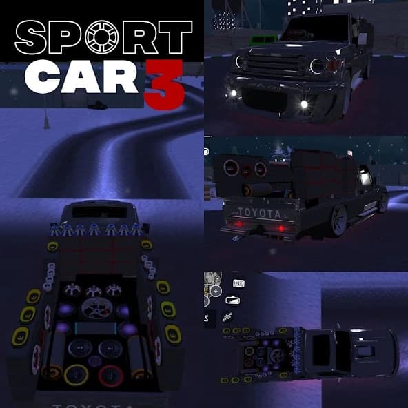 Sport car 3 : Taxi & Police - drive simulator screenshot 5