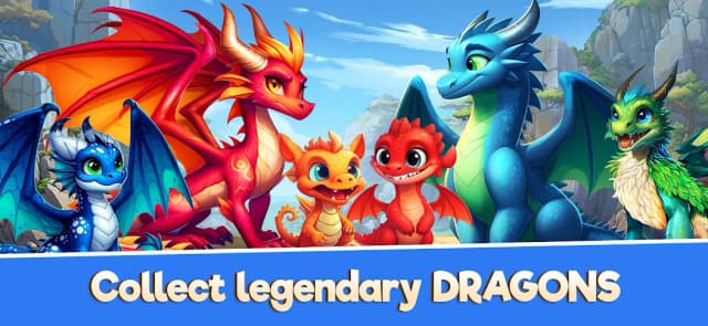 Dragon Paradise City: Breeding War Game screenshot 1