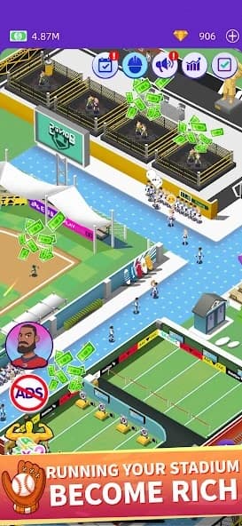 Idle GYM Sports - Fitness Workout Simulator Game screenshot 1