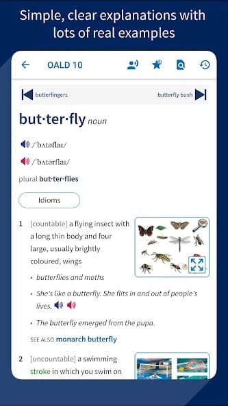 Oxford Advanced Learner’s Dictionary 10th edition APK screenshot 2