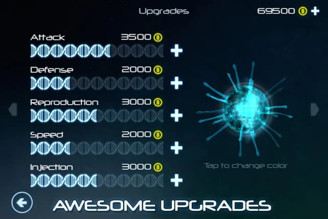 Biotix: Phage Genesis (MOD, unlimited coins) 2.6 screenshot 5
