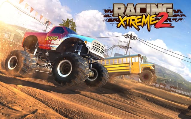Racing Xtreme 2: Top Monster Truck & Offroad Fun screenshot 5