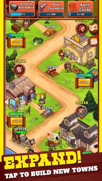 Idle Frontier: Tap Town Tycoon screenshot 2