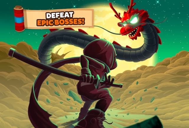 Ninja Dash - Ronin Jump RPG screenshot 2