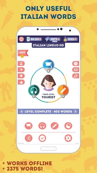 Italian for Beginners: LinDuo HD screenshot 2