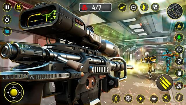 Counter Terrorist Robot Shooting Game: fps shooter screenshot 1