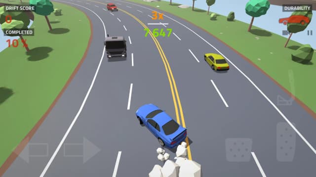 Polygon Drift: Traffic Racing APK screenshot 5