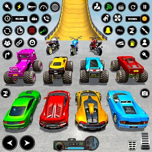 Impossible Car Stunt Games: Extreme Racing Tracks screenshot 2