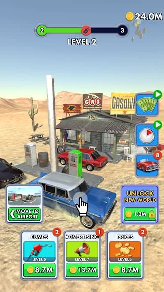 Idle Gas Station screenshot 3