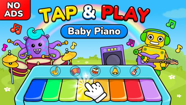 Baby piano for kids & toddlers screenshot 1
