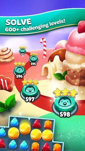Frozen Frenzy Mania (MOD, unlimited gems) 1.4.4 screenshot 3