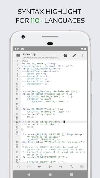 Code Editor APK screenshot 1