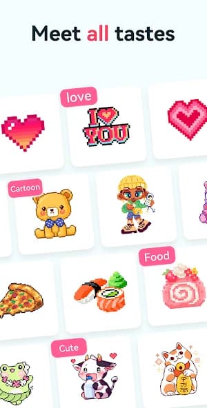 No.Pix - Color by Number, Pixel Art Coloring Book screenshot 1