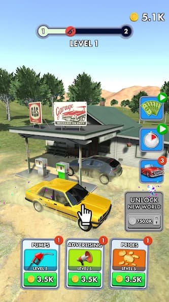 Idle Gas Station screenshot 1