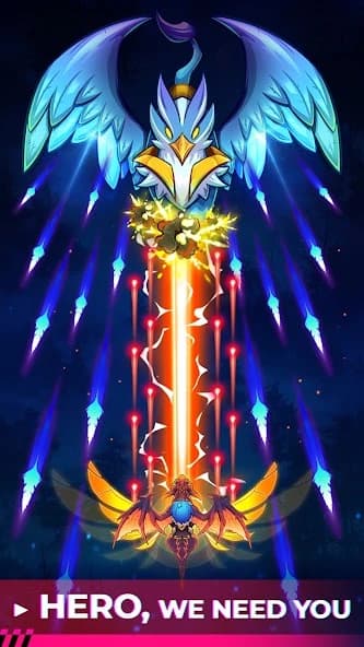 Dragon Wings - Space Shooter screenshot 2
