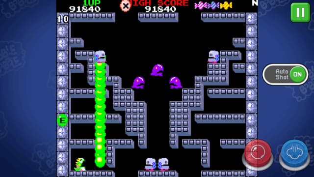 BUBBLE BOBBLE classic screenshot 2