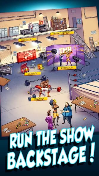 The Muscle Hustle: Slingshot Wrestling screenshot 1