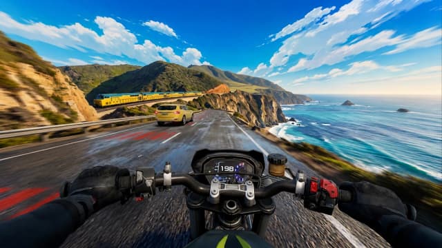 Highway Moto Rush: Traffic APK screenshot 1