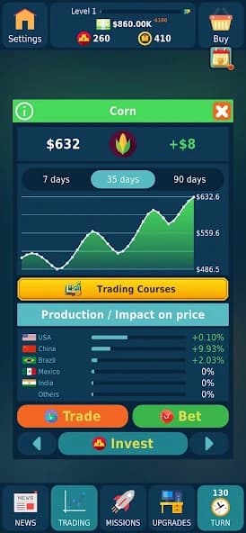 Stock Exchange Game screenshot 2