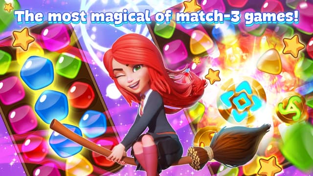 Charms of the Witch: Magic Mystery Match 3 Games screenshot 1