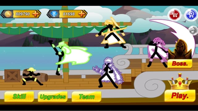 Stickman Hero - Pirate Fight screenshot 1