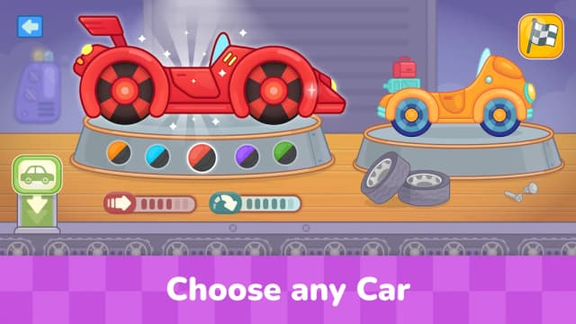 Bimi Boo Car Games for Kids screenshot 3