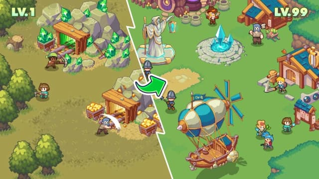 Guardian War: RPG Pixel Games APK screenshot 5