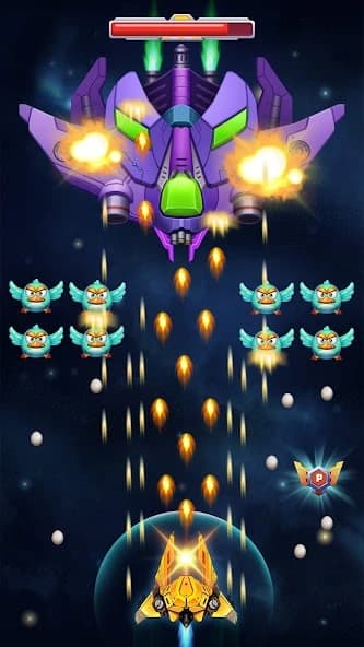 Chicken Attack: Galaxy Shooter screenshot 4