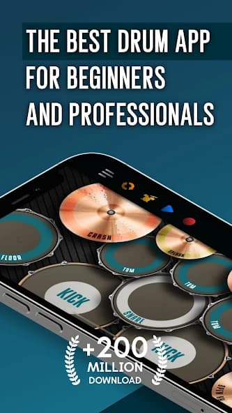 REAL DRUM: Electronic Drum Set screenshot 1