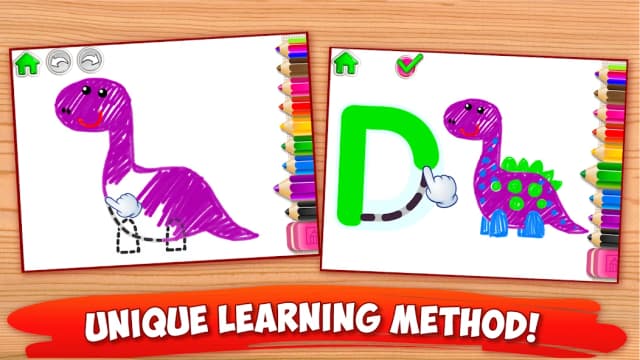 ABC DRAW! Alphabet games Preschool! Kids DRAWING 2 screenshot 2