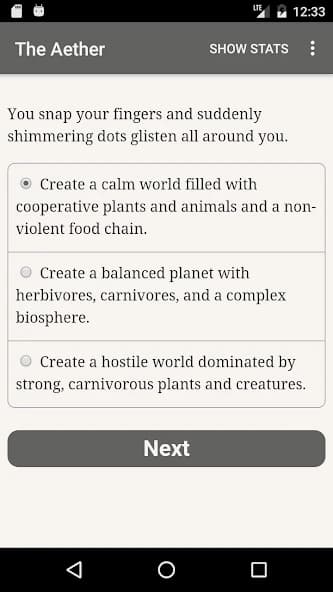 The Aether: Life as a God APK screenshot 2